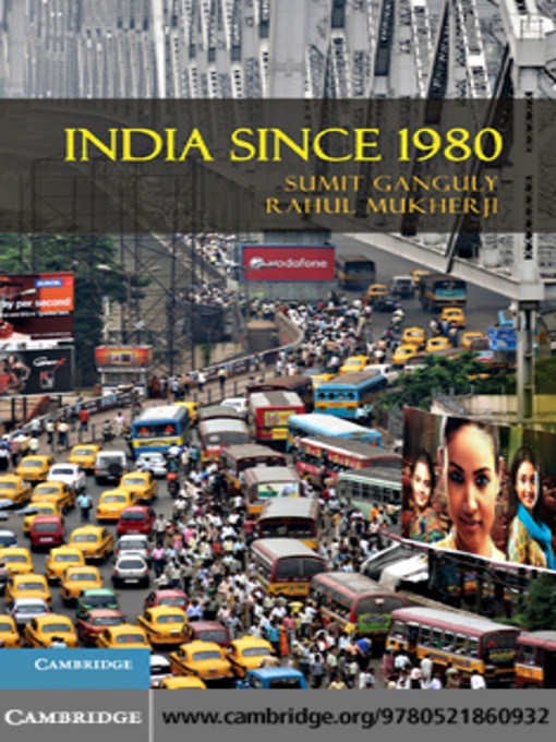 Title details for India Since 1980 by Sumit Ganguly - Available